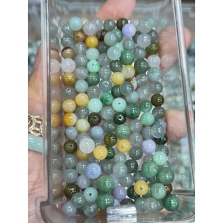 Tổng hợp hạt lẻ ngọc phỉ thuý băng myanmar tuyp A đủ màu khách đặt trong phân loại shop giao đúng như hình