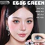 Lens mắt E686 Green màu xanh vân tia light sáng nổi bật, size lớn - brand LUNA EYES