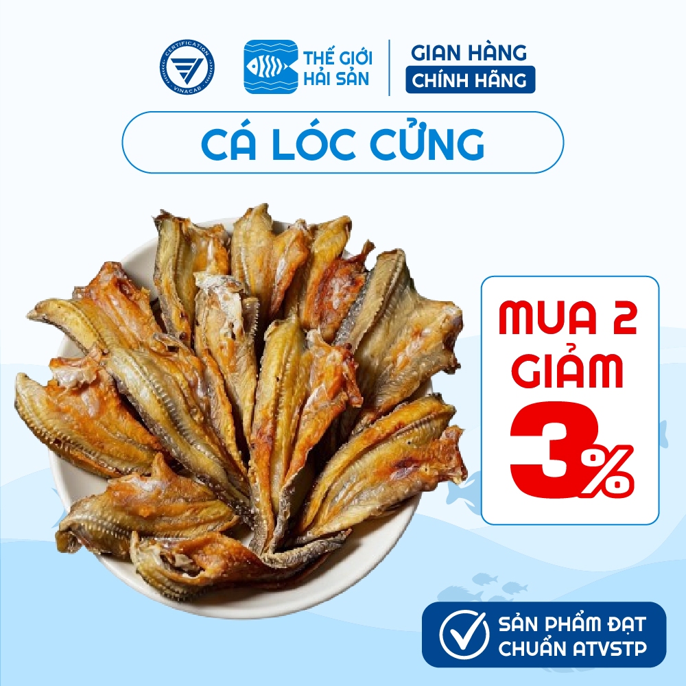 [LOẠI 1] 1kg khô cá lóc nhỏ "đồng" Thế Giới Hải Sản, khô cá lóc non đồng tháp, khô vừa ăn có hút chân không