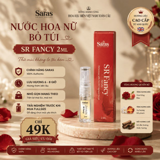 Nước Hoa Nữ Bỏ Túi Thơm Lâu 6-8 tiếng Thanh Mát, Tươi Mới & Gợi Cảm Nhẹ Nhàng Chai 2ml (SR FC) SR Fancy