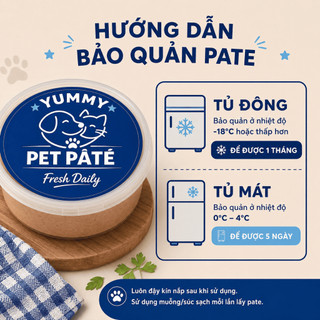 Pate mix gà + heo hộp 500g cho bé mèo, giúp tăng cân , lông mượt
