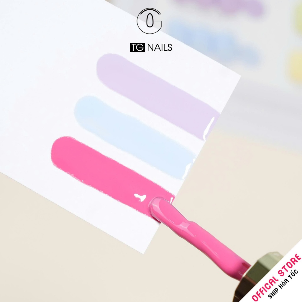 Set sơn gel 10 màu pastel nhẹ nhàng hottrend thương hiệu TG