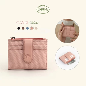 Ví Cầm Tay Da Pu CANDI Nam Nữ Bóp Đựng Tiền Thẻ Công Nghệ RFID BLOCKING Bảo Mật Thẻ | MI MIDORI