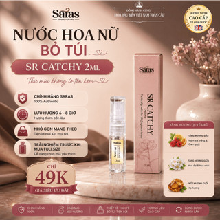 Nước Hoa Nữ Bỏ Túi Lưu Hương 6-8 tiếng Ngọt Ngào & Nữ Tính Khó Phai chai 2ml (SR CC) SR Catchy