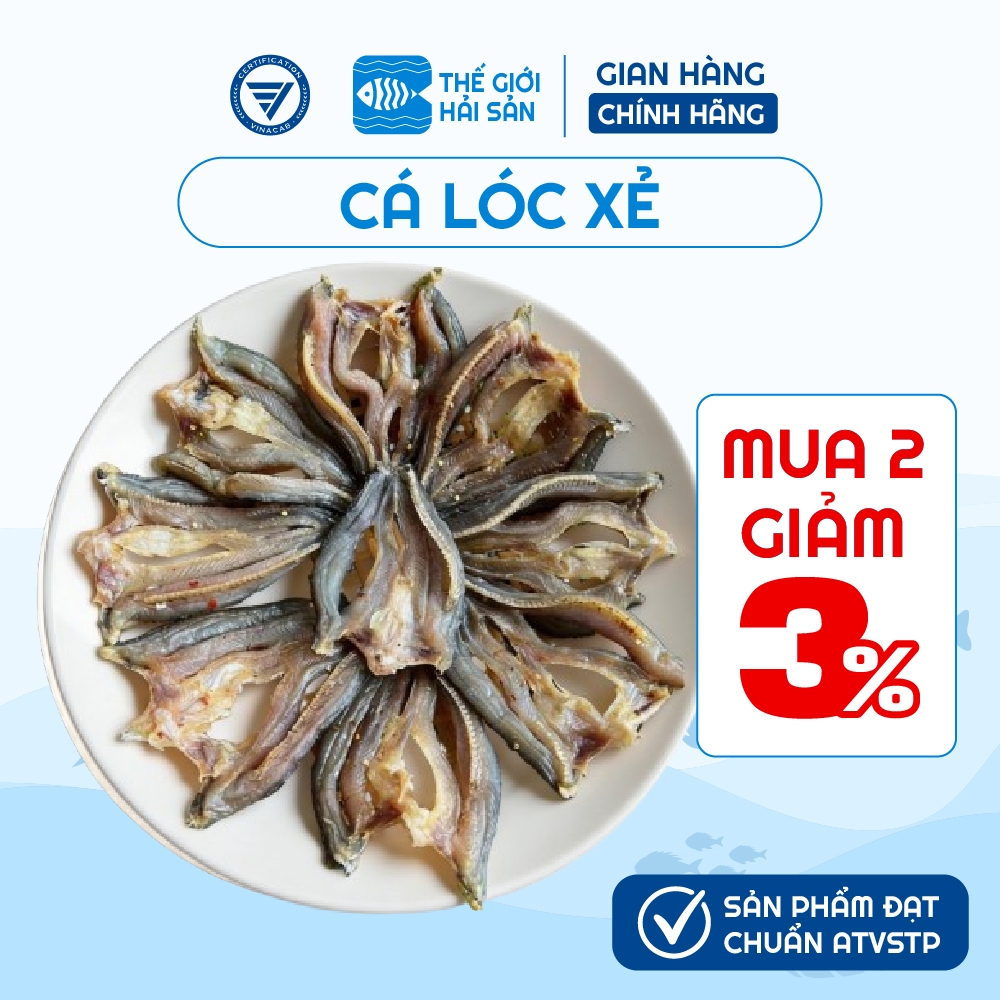 [CAO CẤP] 1kg Khô cá lóc xẻ Thế Giới Hải Sản khô lóc thịt dai ngon chuẩn vị sông nước, không chất bảo quản