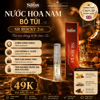 Nước Hoa Nam Bỏ Túi Thơm Lâu 6-8 tiếng Chính Hãng Lịch Lãm Nam Tính & Mê Hoặc (SR RK) SR Rocky 2ml