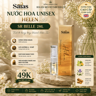 Nước Hoa Unisex Bỏ Túi Thơm Lâu 6-8 tiếng Lãng Mạn, Tự Nhiên & Cuốn Hút Chai 2ml (SR HL) SR Helen