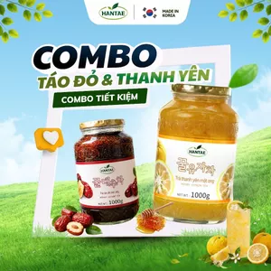 COMBO TRÀ TÁO ĐỎ + TRÀ THANH YÊN CHANH DÂY MẬT ONG HANTAE