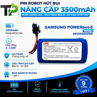(DUNG LƯỢNG 5200 mAh)PIN ROBOT HÚT BỤI NÂNG CẤP SAMSUNG POWERbot-E (VR05R5050WK) BẢO HÀNH 9 THÁNG
