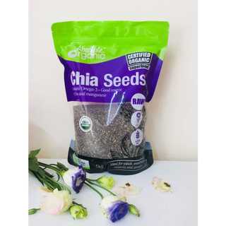 Hạt Chia Úc Absolute Organic, Túi Tím 1KG, Hạt Chia Seeds Hữu Cơ Dành Cho Ăn Kiêng, Giảm Cân, Eat Clean - HALA