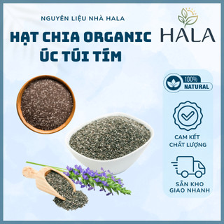 Hạt Chia Úc Absolute Organic, Túi Tím 1KG, Hạt Chia Seeds Hữu Cơ Dành Cho Ăn Kiêng, Giảm Cân, Eat Clean - HALA