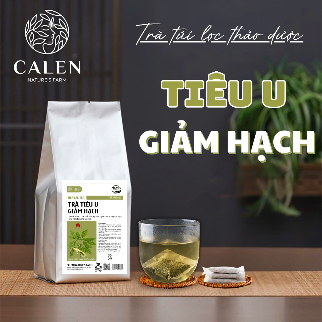 Trà tiêu u giảm hạch tuyến giáp Calen Nature Farm, bổ sung i ốt, giảm sưng cổ bướu cổ tăng cường đề kháng hậu phẫu thuật