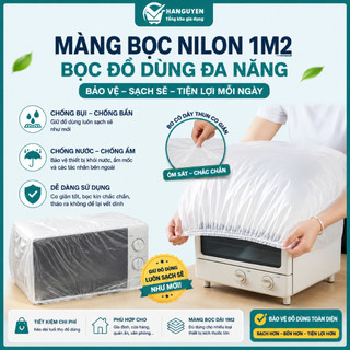 Màng bọc nilon đa năng bọc bảo vệ đồ dùng, phù hợp khi cất giữ và vận chuyển đồ đạc