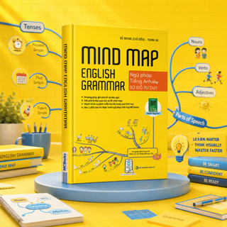 Sách - Mind Map English Grammar – Ngữ pháp tiếng anh bằng sơ đồ tư duy - MCBoosk Chính Hãng