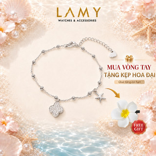 Vòng tay nữ LAMY Lucky Four Leaf Star Gold Bracelet 2241