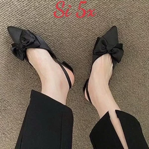 Sandal nơ lụa quai hậu - kèm video và ảnh shop chụp