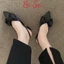 Sandal nơ lụa quai hậu - kèm video và ảnh shop chụp