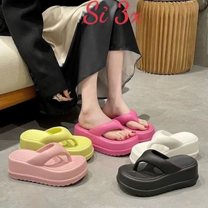 Dép eva xỏ ngón đế dày tăng chiều cao 5cm - kèm clip thật