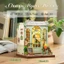CUTEBEE DIY Dollhouse mô hình gỗ Chuỗi bài dạo chơi thành phố DIY ngôi nhà búp bê Quà tặng trang trí sáng tạo tự làm