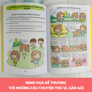 Sách - Truyện Tranh Tâm Lý Học Sinh Tiểu Học - Trọn Bộ 4 Tập: Giao Tiếp, Tự Tin, Tự Chủ, Tích Cực