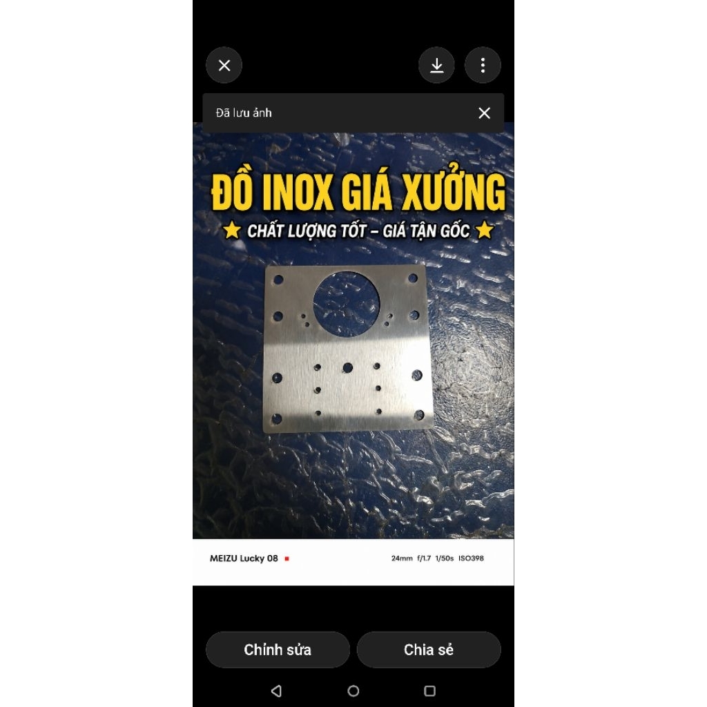 combo 10 miếng đệm inox, bản lề tủ, sửa bản lề, chống xệ cửa tủ