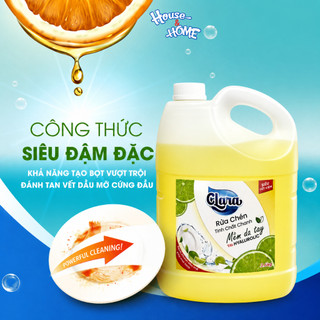 Combo 2 Can Nước Rửa Chén 𝐂𝐥𝐚𝐫𝐚 Hương Chanh 3.6Kg NRCC08 Làm Sạch Nhanh Tiết Kiệm Lựa Chọn Hoàn Hảo