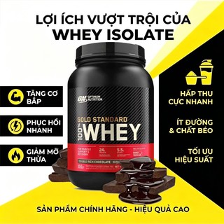 ON Gold Standard 100% Whey Protein 2LBS (0.907kg) - on Bột whey protein riêng biệt - on Bột protein.