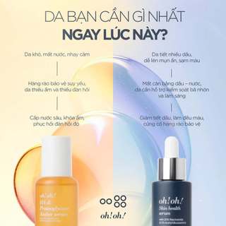 Serum Dưỡng Ẩm Phục Hồi Da oh!oh! HA & Proteoglycans Amber Serum 30ml