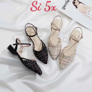 SANDAL KIM TUYẾN mẫu mới quai hậu cài - kèm clip thật