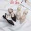 SANDAL KIM TUYẾN mẫu mới quai hậu cài - kèm clip thật