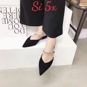 Giày quai đá sáng hothit mũi nhọn