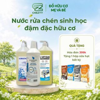 Nước rửa bát, rửa chén sinh học đậm đặc hữu cơ an toàn với da tay, làm sạch hiệu quả