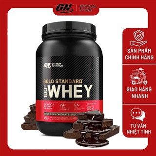 [Chính hãng]Optimum Nutrition Bột protein cơ bắp 100% Whey ON GOLD STANDARD 2lbs - Hương vị sô cô la