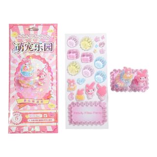 Bộ decal DIY xếp chồng nổi 3D – Đồ thủ công trang trí cho trẻ em, nhiều mẫu mã.