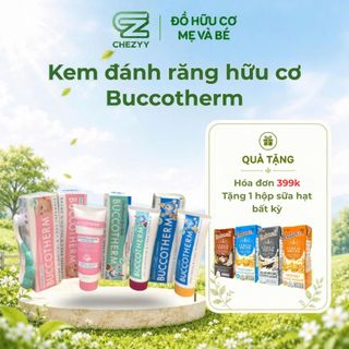 Kem đánh răng hữu cơ BUCCOTHERM cho mọi lứa tuổi