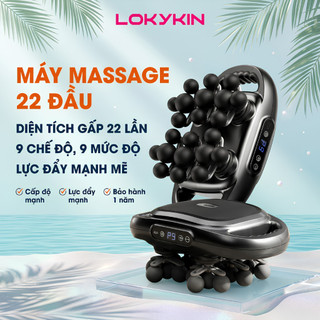 Máy Massage 18 Đầu, 22 Đầu LOKYKIN Cầm Tay , Máy Mát Xa Toàn Thân Đấm Lưng, Chân, Tay