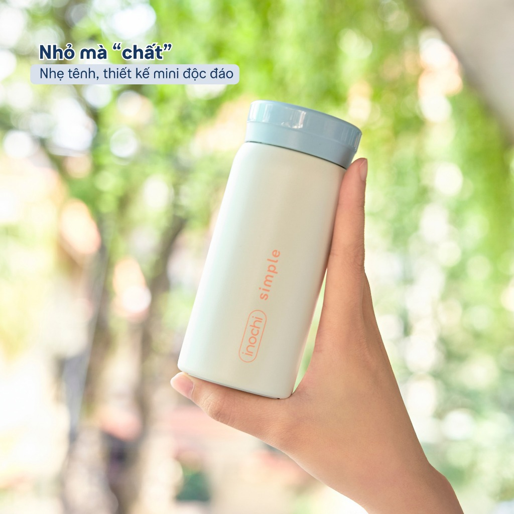 Bình giữ nhiệt FUJI CYLIN Inochi 200ml nhỏ gọn, thanh lịch, vừa tay, chất liệu INOX 316 cao cấp an toàn, bền đẹp
