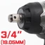Máy Siết Bulong Pin Workfix WF-IW2350PRO Lực Siết 2350N.m Brushless 21V, Đầu 3/4 Inch, Kèm Pin Sạc Hộp