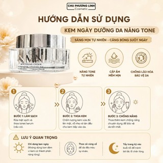 Kem Ngày Trắng Da NMN Chuskin cao cấp MP0911 - Hỗ Trợ Dưỡng Ẩm, Giúp Da Căng Bóng, Chống Lão Hóa