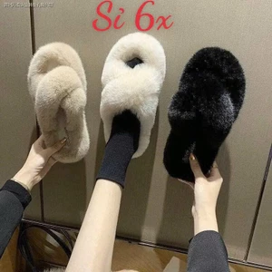 Dép lông QUAI CHÉO/ QUAI NGANG đế 3-4cm siêu ấm