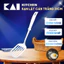 Xẻng lật thức ăn bản rộng có rãnh Sạn Lỗ Inox Kai bằng inox cao cấp cán trắng Kai House Fly Return Turner White DE5804