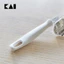 Xẻng lật thức ăn bản rộng có rãnh Sạn Lỗ Inox Kai bằng inox cao cấp cán trắng Kai House Fly Return Turner White DE5804