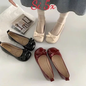GIÀY BÚP BÊ DA BÓNG MŨI TRÒN ĐẾ MỀM MẠI 2M