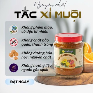 TRÀ TẮC XÍ MUỘI MẬT ONG,MỨT CỐT PHA TRÀ TẮC GIẢM CÂN HŨ DÙNG THỬ TIẾT KIỆM