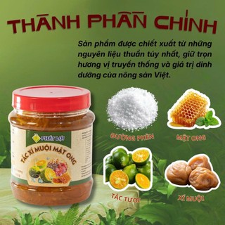 TẮC XÍ MUỘI MẬT ONG,MỨT CỐT PHA TRÀ TẮC GIẢM CÂN THANH NHIỆT ĐẸP DA GIẢI KHÁT BÙ NƯỚC CHO MÙA HÈ-  HƯƠNG VỊ XANH