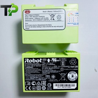 ( DUNG LƯỢNG 3500 mAh) PIN ROBOT HÚT BỤI NÂNG CẤP CHÍNH HÃNG IROBOT ROOMBA E3, E5,I3, I4. I7,  I7+, I8 , J7 , J7+
