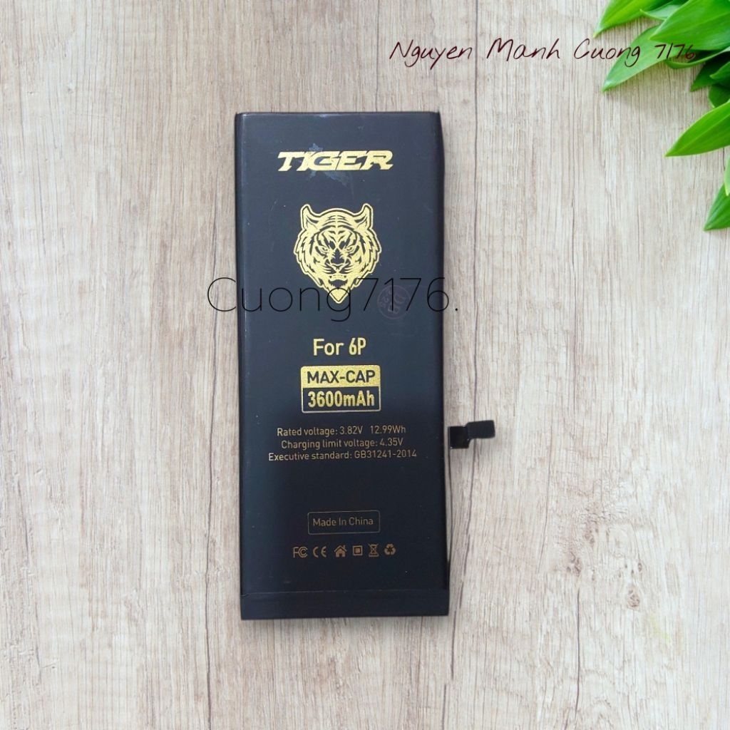 Pin Tiger Dung Lượng Cao (3600mAh) Đã Qua Sử Dụng Còn 100% Dành Cho 6 Plus