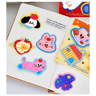 Little Stationery | Sticker Note My Friends Dễ Thương | Giấy Ghi Chú Memo Pad Cartoon