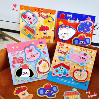 Little Stationery | Sticker Note My Friends Dễ Thương | Giấy Ghi Chú Memo Pad Cartoon