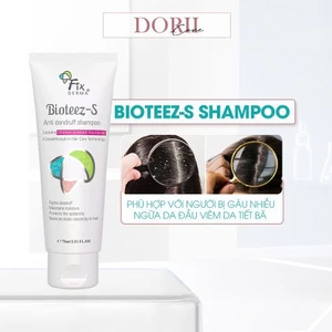 Dầu gội làm sạch giảm gàu và ngứa cho da đầu Fixderma Bioteez-S Shampoo (75g) tặng khăn ướt